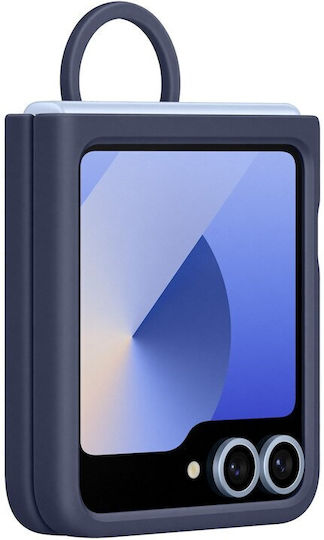 Samsung Umschlag Rückseite Silikon Marineblau (Samsung Galaxy Flip6)