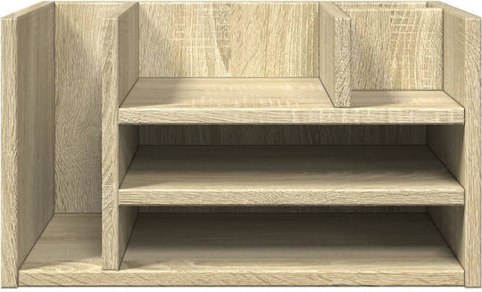 Ξύλινη Θήκη Χαρτιών σε Μαύρο Χρώμα 24x25x44.5εκ. 1τμχ