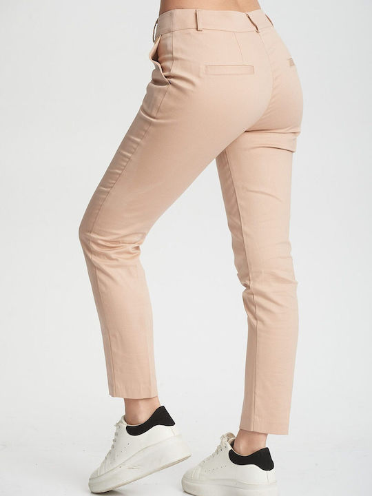 Damen Stoffhose Beige