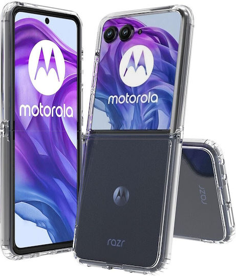 50 Ultra 5g Back Cover Plastic / Silicone Transparent (Motorola Razr 50 Ultra 5G)