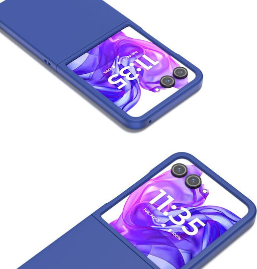 50 Ultra 5g Umschlag Rückseite Kunststoff Blau (Motorola Razr 50 Ultra 5G)