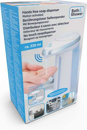 Küchenspender Kunststoff mit Automatischem Dispenser Weiß 300ml