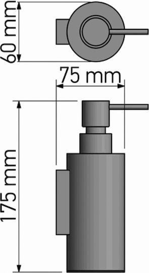 Sanco A03-91351 Επιτοίχιο Dispenser Μεταλλικό Ασημί Sanco A03-91351 Επιτοίχιο Dispenser Μεταλλικό Ασημί