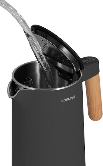 Concept RK3302 Βραστήρας 1.5lt 2200W Μαύρος
