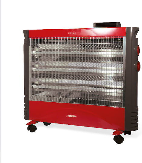 Gruppe NGF24IF Red Căldură radiantă Cuarț cu termostat și ventilator 2400W