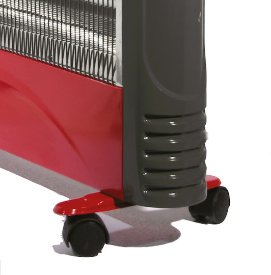 Gruppe NGF24IF Red Căldură radiantă Cuarț cu termostat și ventilator 2400W