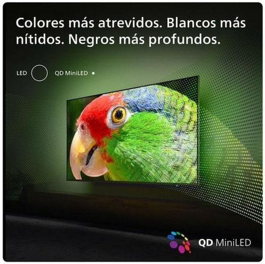Philips Smart Τηλεόραση 55" 4K UHD Mini LED PML9019 HDR (2024) 55PML9019/12