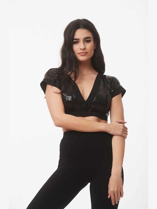 Dress Up Damen Bluse black