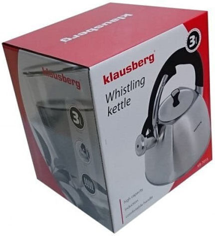 Klausberg Teekanne Rostfreier Stahl Silber 3000ml