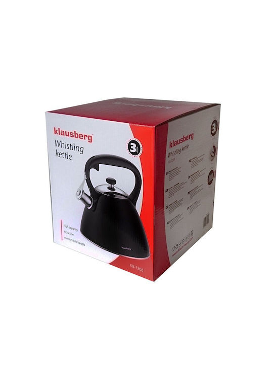 Klausberg Teapot Stainless Steel Silver 3000ml