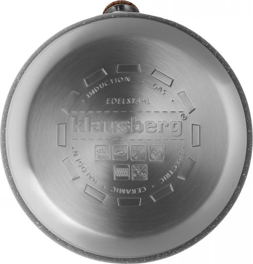 Klausberg Τσαγιέρα Ανοξείδωτη Γκρι 2700ml