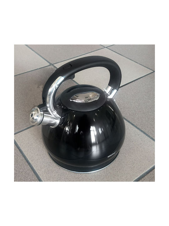 KING Hoff Βραστήρας Ανοξείδωτος Μαύρη 3400ml