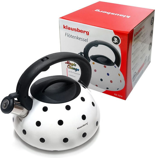 Klausberg Τσαγιέρα Ανοξείδωτη Γκρι 3000ml