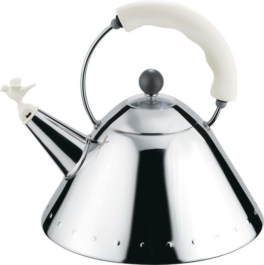 Alessi Τσαγιέρα Ανοξείδωτη Γκρι 2000ml