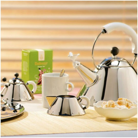 Alessi Τσαγιέρα Ανοξείδωτη Γκρι 2000ml