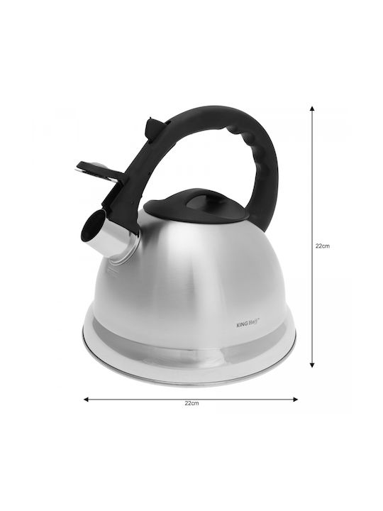 KING Hoff Βραστήρας Ανοξείδωτος Γκρι 3000ml