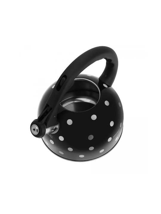 KING Hoff Dots Teapot Stainless Steel Gray 2600ml