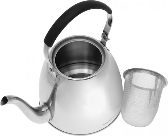 Klausberg Βραστήρας με Φίλτρο Ανοξείδωτος Ασημί 1100ml