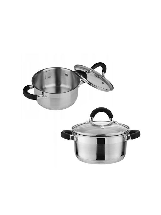 KING Hoff Deep Stainless Steel Pot 2lt / 18cm