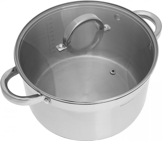 Klausberg Βαθιά Ανοξείδωτη Κατσαρόλα 6lt / 24cm