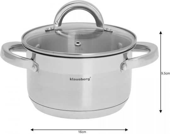 Klausberg din Aluminiu 1.5lt / 16cm