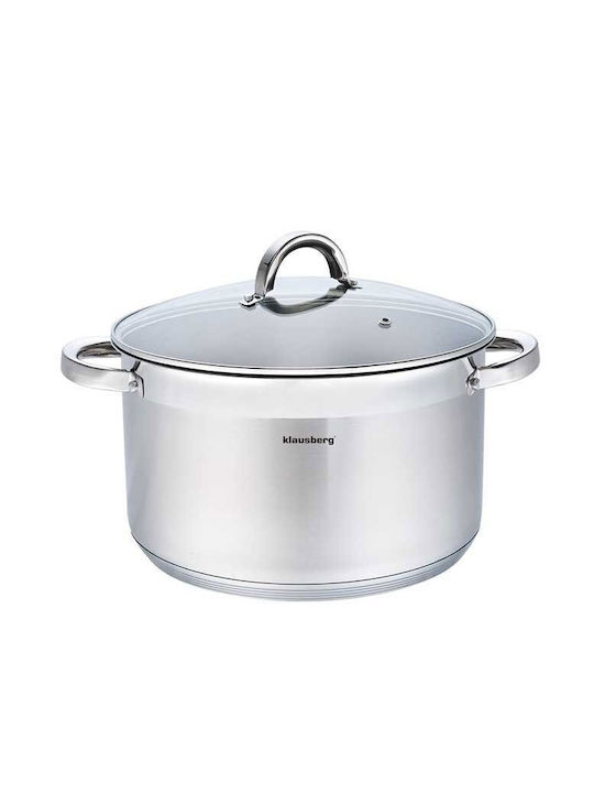 Klausberg Deep Stainless Steel Pot 7.5lt / 26cm