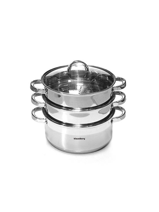 Klausberg Deep Stainless Steel Pot 2.5lt / 18cm