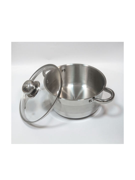 KING Hoff Deep Stainless Steel Pot 1.5lt / 16cm