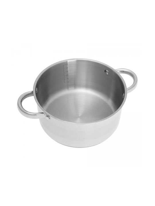 KING Hoff Tiefer Topf aus Aluminium 4Es / 22cm