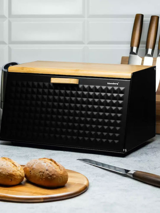 Klausberg Bread Box Wooden Gray 17x35.5x20cm