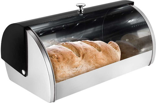 Berlinger Haus Metallic Line Ψωμιέρα με Καπάκι Μεταλλική Μαύρη 40.4x20x27.4cm Berlinger Haus Metallic Line Ψωμιέρα με Καπάκι Μεταλλική Μαύρη 40.4x20x27.4cm