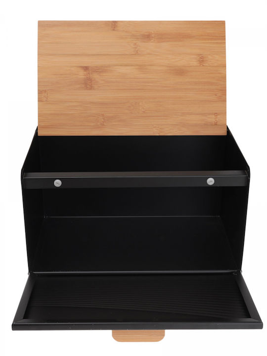 Klausberg Bread Box Wooden Gray 35.5x23.5x21cm
