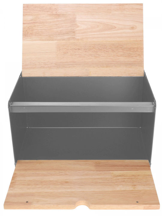 Klausberg Bread Box Wooden Brown 21.5x35.5x19.5cm
