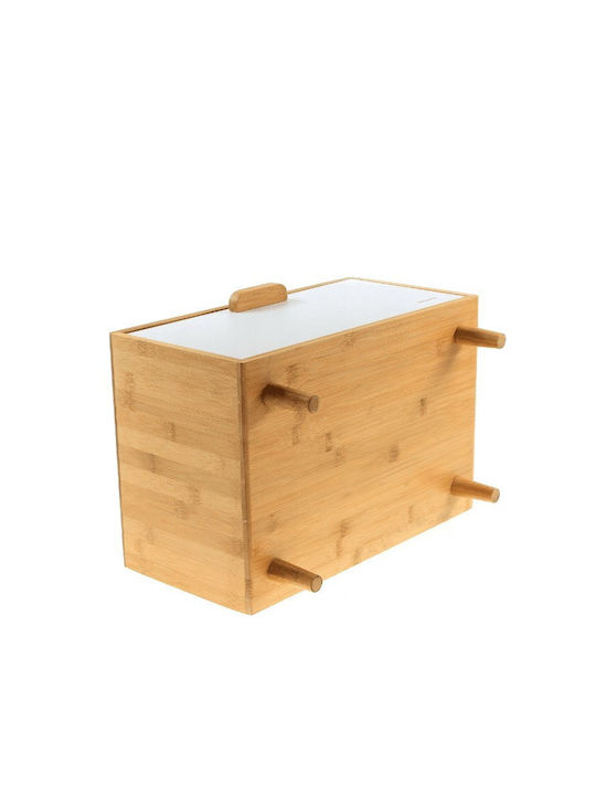 Klausberg Bread Box made of Bamboo Gray 38x26x23cm