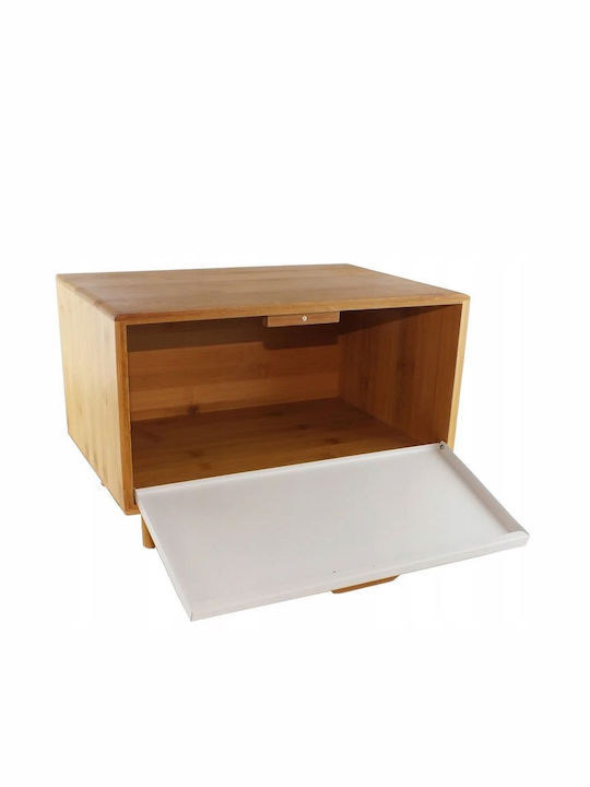 Klausberg Bread Box made of Bamboo Gray 38x26x23cm