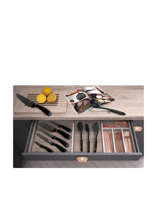 Berlinger Haus Black Rose Collection Knife Set from Stainless Steel 6pcs
