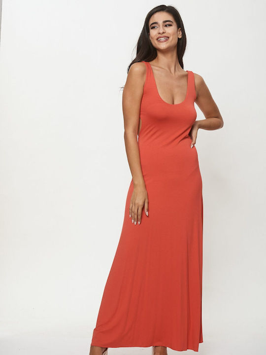 Dress Up Maxi Rochie Coral