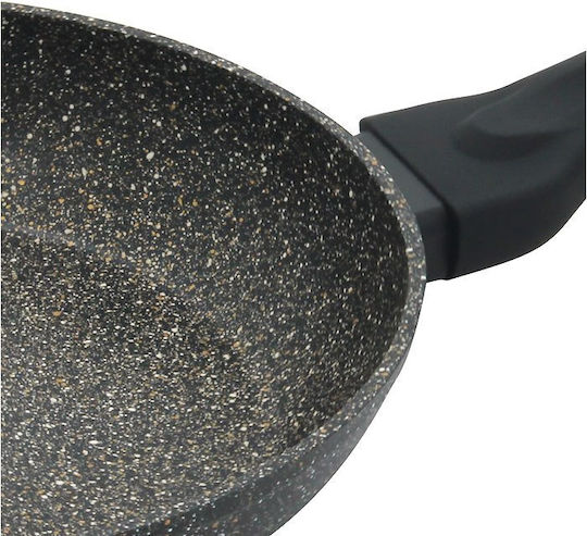 Klausberg Pan Mit Deckel aus Aluminium mit Steinbeschichtung 30cm