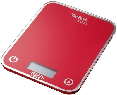 Tefal Optiss BC5003V1 Cântar de bucătărie digital 1gr/5kg Roșu