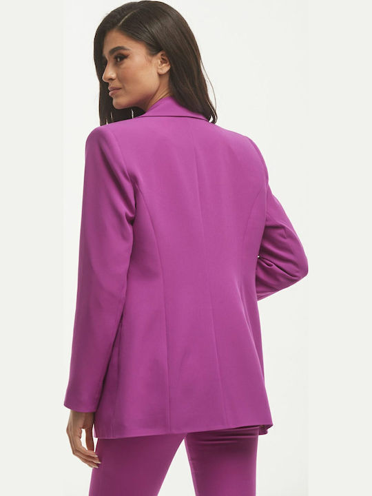 Damen Purple Anzug