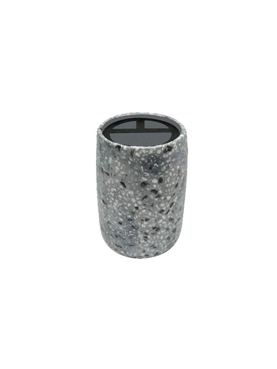 Marva Home Tabletop Cup Holder Ceramic Gray