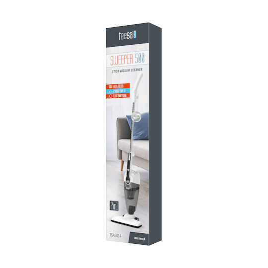 Teesa Sweeper Ηλεκτρική Σκούπα 2 σε 1 Stick & Χειρός 500W Λευκή