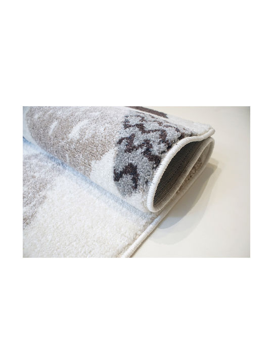 Obsession Teppich Rechteckig Synthetisch,Polyester/Cotton/Leather White