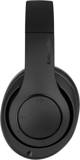 Kruger & Matz Street 3 Ασύρματα / Ενσύρματα Over Ear Ακουστικά με 12 ώρες Λειτουργίας Μαύρα