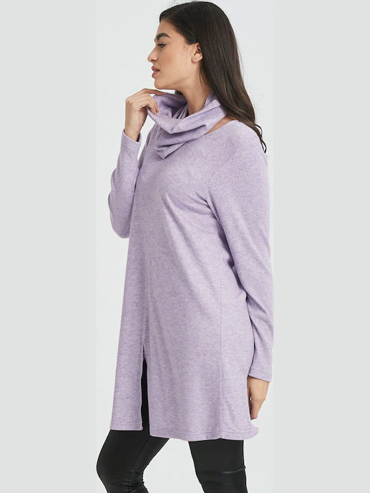 Damen Pullover Flieder