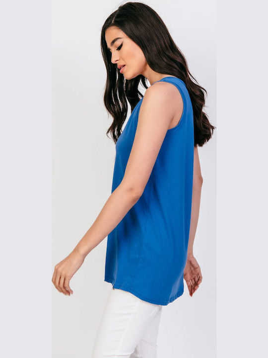 Bluze Damă Bumbac Fără Mânecă Lime