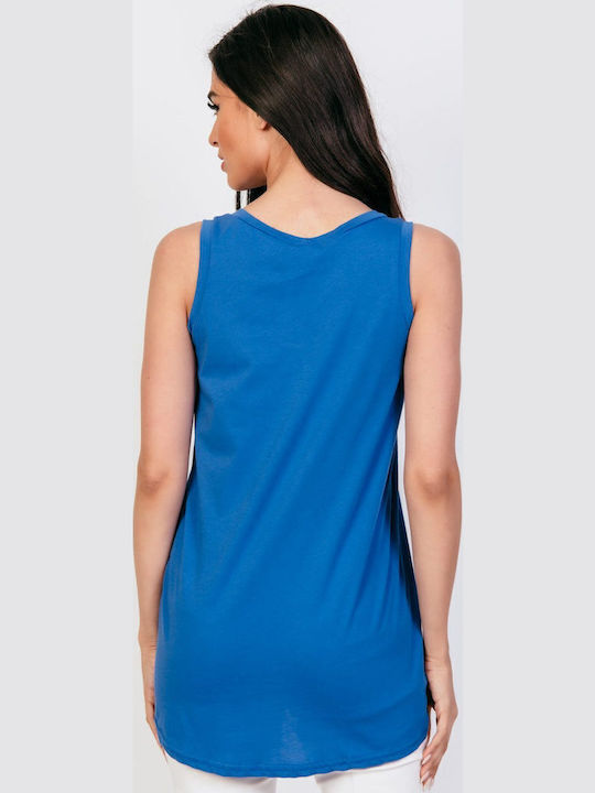 Bluze Damă Bumbac Fără Mânecă Lime