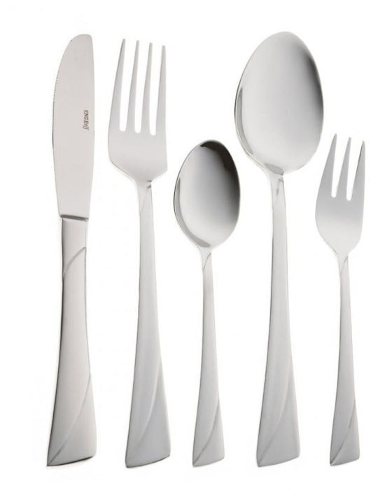 KING Hoff Besteckset Edelstahl Silber 30Stück
