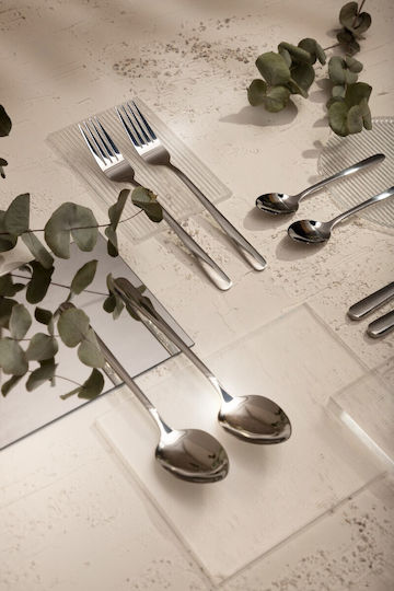 Homla Cutlery Set Stainless Gray 24pcs