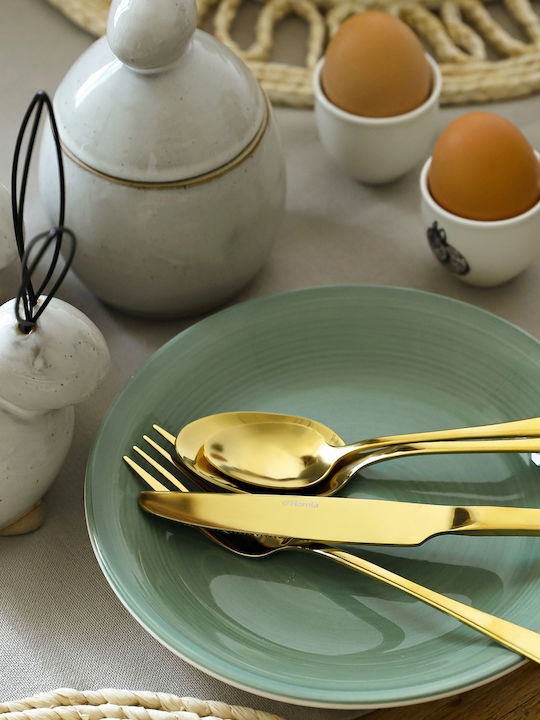 Homla Cutlery Set Stainless Yellow 16pcs